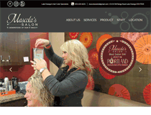 Tablet Screenshot of mascolassalon.com